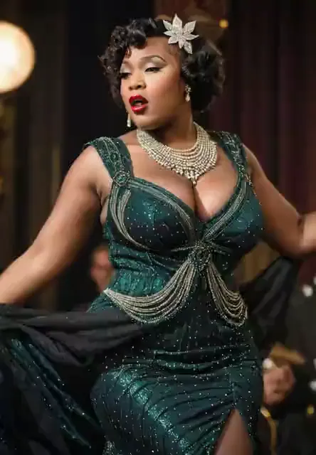 Video preview: Emerald evening gown — An adult woman in an emerald evening gown poses in a warm interior, elegant movement and cinematic portrait light.